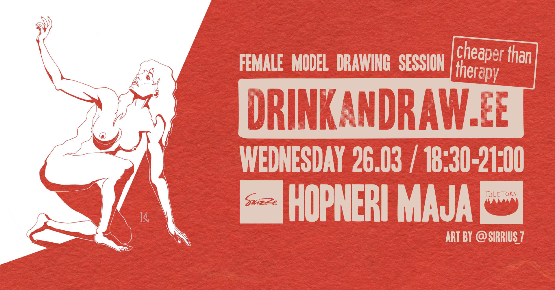 DRINK and DRAW Tallinn @Hopneri Maja