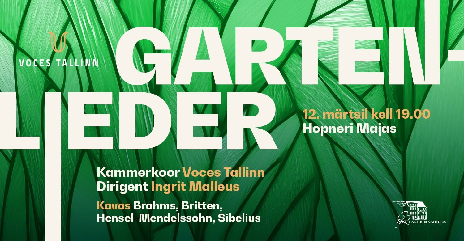 Kevadehõnguline koorikontsert “GARTENLIEDER”