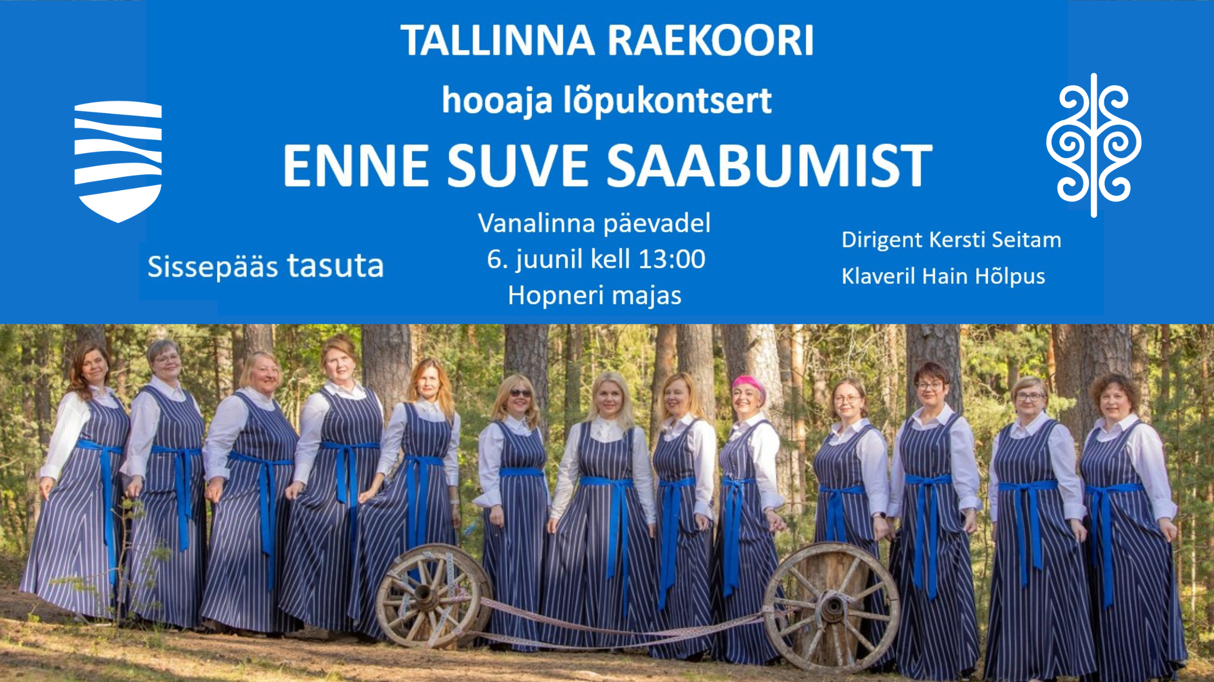 ENNE SUVE SAABUMIST – Tallinna Raekoori hooaja lõpukontsert