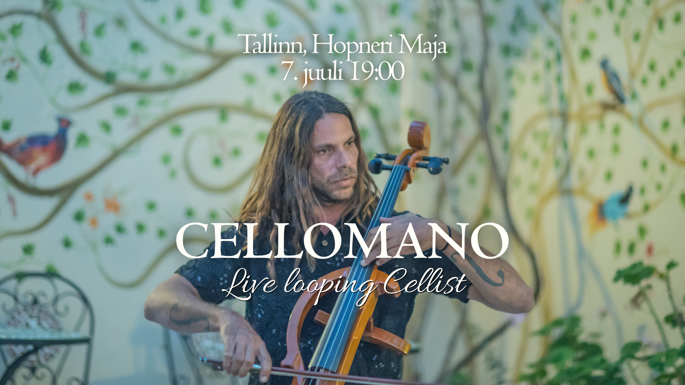 CELLOMANO 🎻 Live-looping tšellist esmakordselt Eestis