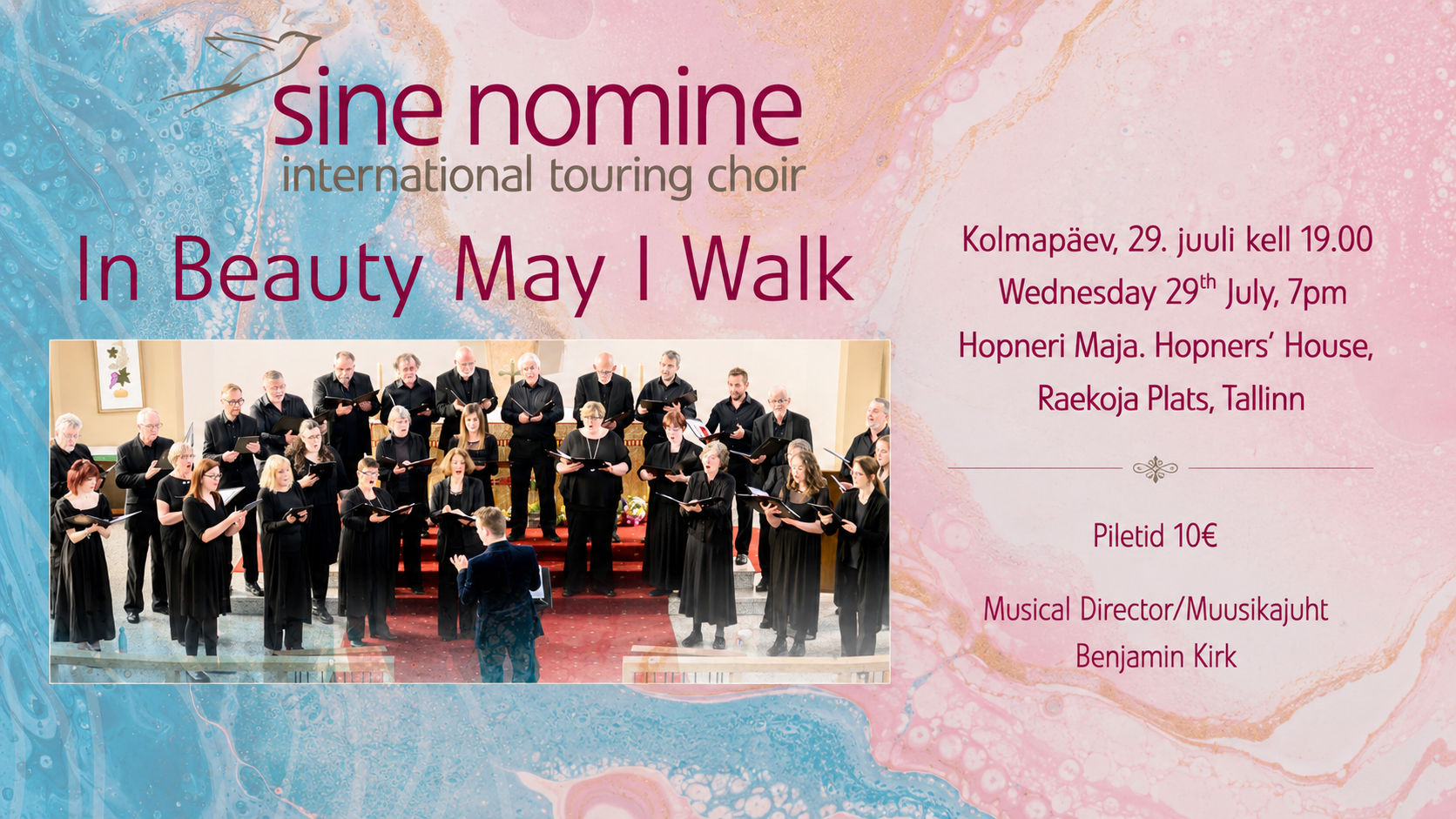 Sine Nomine kontsert “In Beauty May I Walk”