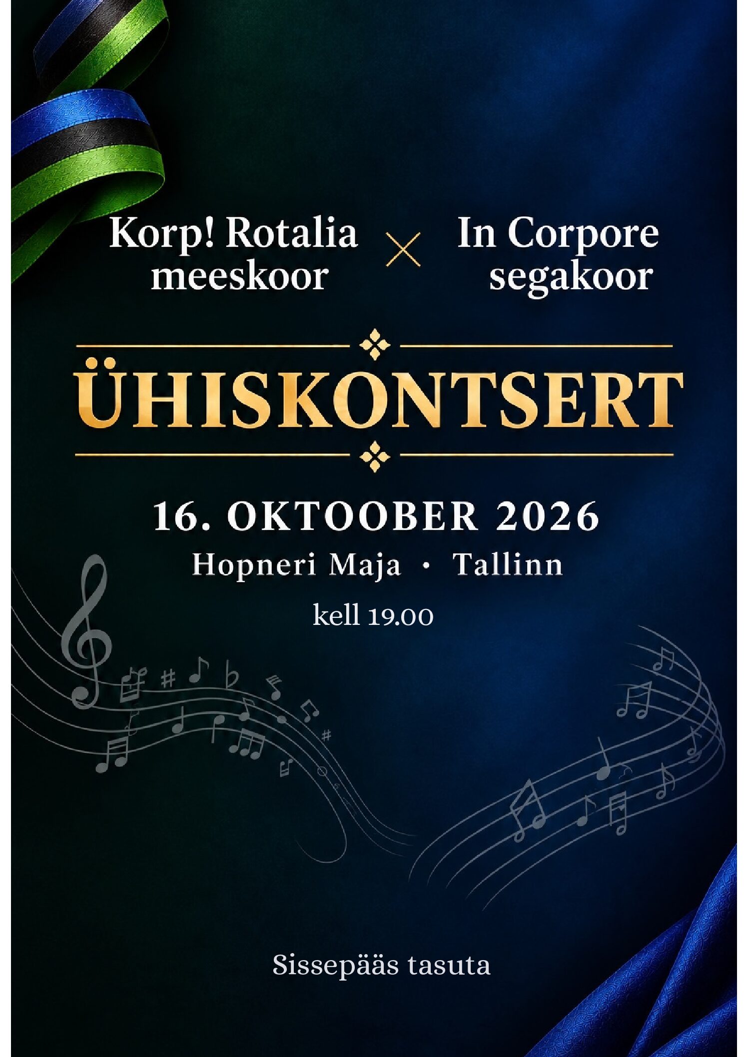 Korp! Rotalia meeskoor ja In Corpore segakoori ÜHISKONTSERT
